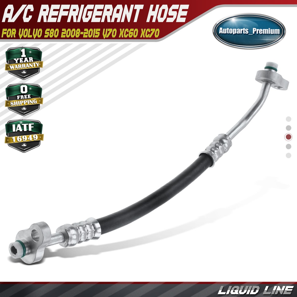 Car AC Repair Hose A-Premium A/C Discharge Line Hose Assembly For Volvo ...