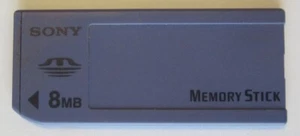 Sony Genuine Memory Stick 8MB MEGABYTE MSA-8A Camera Memory Card TESTED WORKS - Picture 1 of 3