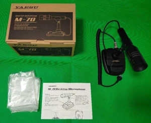 Yaesu M-70 Stojak biurkowy Mikrofon Niska częstotliwość Cięcie z kablem mikrofonowym Nowy JP - Zdjęcie 1 z 3