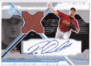 ROY OSWALT 2003 SPX Young Stars Autograph GU Jersey combo card /1295 - Astros! - Picture 1 of 2