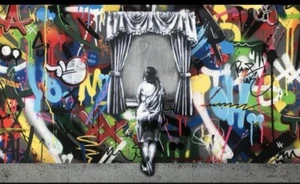New Martin Whatson "Figure at the Window" 2018 with COA Graffiti Art Print - Picture 1 of 4