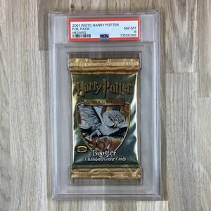 1x Harry Potter TCG PSA 8 Graded Hedwig Art Booster Pack - Picture 1 of 14