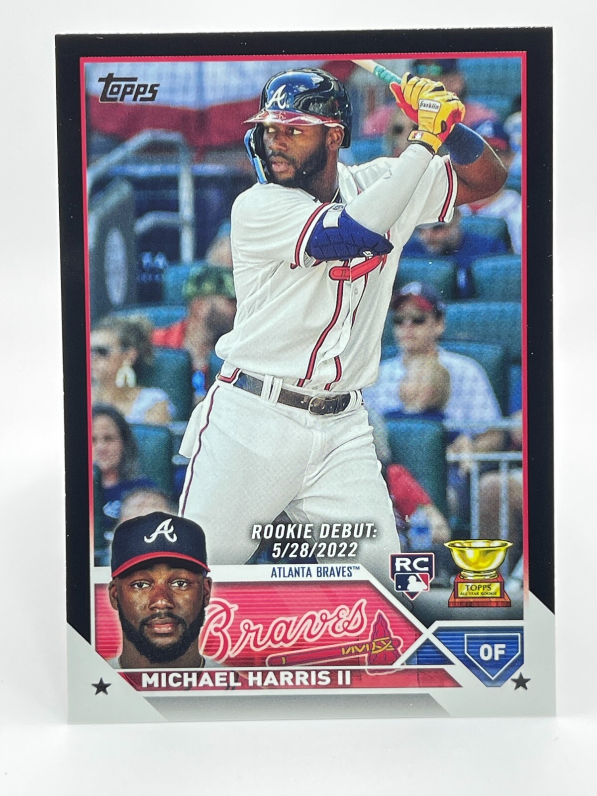 2023 Topps Update MICHAEL HARRIS II Braves rc #US225 Rookie Black Border 59/72