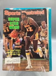 VTG Sports Illustrated Magazine June 4, 1984 Magic Johnson Larry Bird NBA Finals - Picture 1 of 3