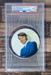 1970 Mister Softee Ltd. Lord Neilson's Star Discs #8 Glen Campbell PSA 9