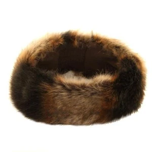 Damen Frauen weich Winter Kunstfell Stirnband Ohrenwärmer Fleece gefüttert 2 Farben - Bild 1 von 3