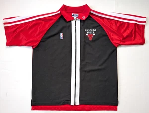 Vintage Chicago Bulls Polo Zip Up Shirt Jacke Herren XL Champion NBA - Bild 1 von 11
