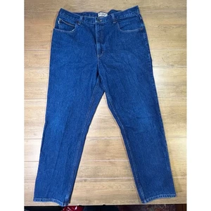 Jeans uomo LL Bean vestibilità classica blu denim 38x32 cotone gamba dritta - Foto 1 di 9
