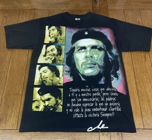 Vintage Che Guevara T-shirt Hasta La Victoria Siempre Mens Size L RARE Excellent - Picture 1 of 11