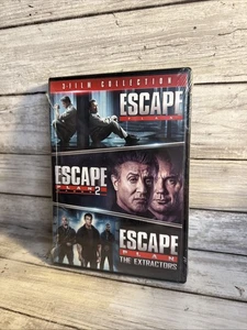 NEW! Escape Plan, Hades 2, Extractors 3-Film Collection (DVD) Sealed Stallone - Picture 1 of 4
