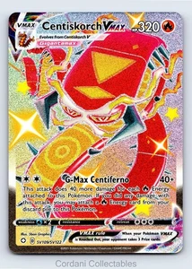 Tarjeta Pokémon Centiskorch VMAX SV109/SV122 - Shining Fates - Casi Como Nueva - Imagen 1 de 2
