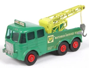 King Size Matchbox Lesney No. 12 Foden Breakdown Tractor Tow Truck BP - Picture 1 of 7