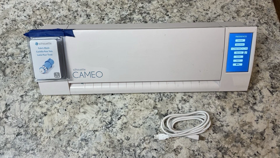 Silhouette CAMEO 2 Cortador Vinilo Mate con Adaptador de Corriente y Cable USB Foto 1 de 4