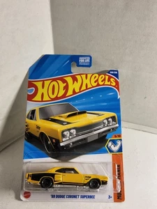 2025 Hot Wheels Muscle Mania 5/10 - '69 DODGE CORONET SUPERBEE - 208/250 -JBB27 - Foto 1 di 12