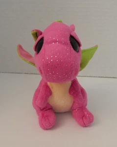 Ty ~ Beanie Boos * 2016 * 'Darla'   The Pink Winged Dragon * NO Hang Tag - Picture 1 of 8