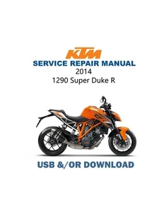 Manual de servicio KTM 1290 Super Duke R | 2014 | CD o USB enviado por correo - Imagen 1 de 13