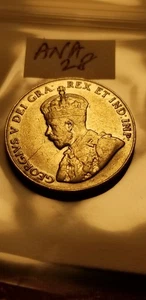 1933 Canada High Grade 5 Cent Coin #idana28. - Bild 1 von 2
