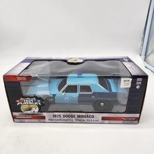 Greenlight 1/24 Hot Pursuit 1975 Dodge Monaco Massachusetts State Police Diecast - Bild 1 von 8