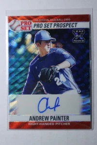 2021 Pro Set Chrome Andrew Painter Auto #PSO-AP2 Silver Wave SP - Foto 1 di 2