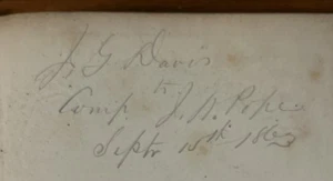 1863 Report Of Major John Pope Campaign In Virginia With Map; Signed - Imagen 1 de 12