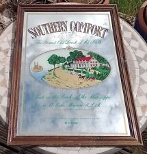 Southern Comfort Mirror, bar pub décor home gift wall mount, retro vintage merch