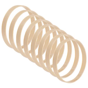 8 Pack Wooden Bamboo Floral Hoop-3 Inch , Apply to DIY Wedding Wreath - Picture 1 of 6