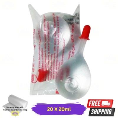 20 X Prime Enema Pump 20ml For Instant Constipation Relief - Image 1 of 4