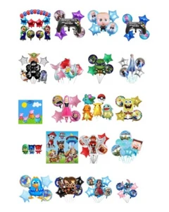 Job Lot 200 X Kids Character Deflated Balloons Sets UK Bundles Gaming, TV, Film - Picture 1 of 3
