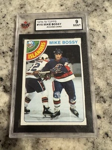 KSA 9 MINT 1978-79 1978 78 TOPPS MIKE BOSSY #115 RC GRADED SHARP LOOKING CARD - Picture 1 of 3