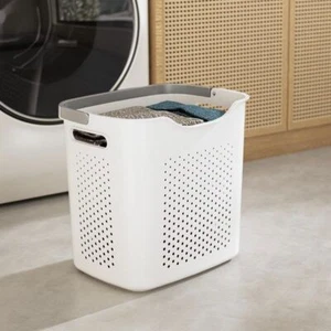 Thickened Dirty Clothes Basket Household Toilet Bathroom Laundry Basket - Picture 1 of 32