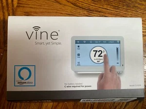 Vine Smart WiFi Pantalla Táctil Termostato Programable (TJ-919B) con Luz Nocturna - Imagen 1 de 8