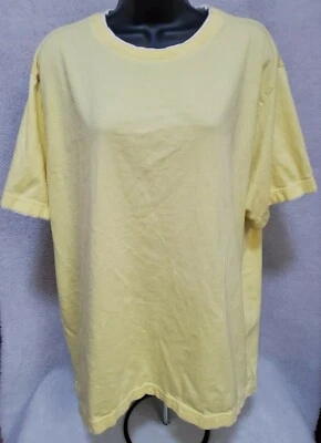 Cactus Mens Shirt Size L Large Yellow White - Image 1 of 4