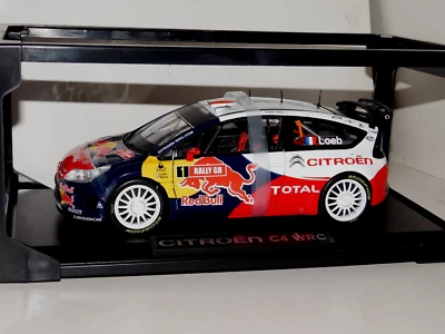 Citroën C4 WRC RED BULL N 1 GAGNANT GB 2009 S.LOEB D. ELENA NOREV 181550 1:18 - Photo 1/4