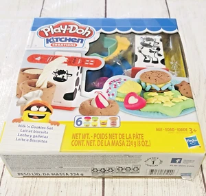 Juego de Leche y Galletas Play-Doh Kitchen Creations Hasbro 6 Colores Edad 3+ Nuevo - Imagen 1 de 9