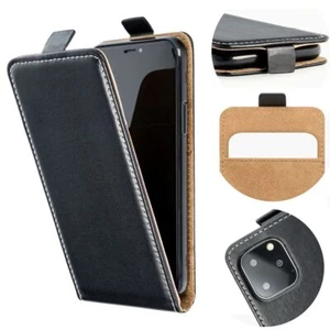 Etui na telefon komórkowy Składane etui Okrągła ochrona Flip Cover Case Futerał ochronny Etui Czarne - Zdjęcie 1 z 17