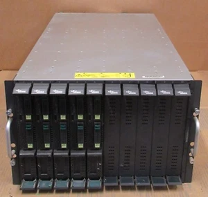 Fujitsu PRIMERGY BX600 S3 + 5x BX620 S4 Blade Servers 10x Quad Core XEON 80GB - Picture 1 of 7