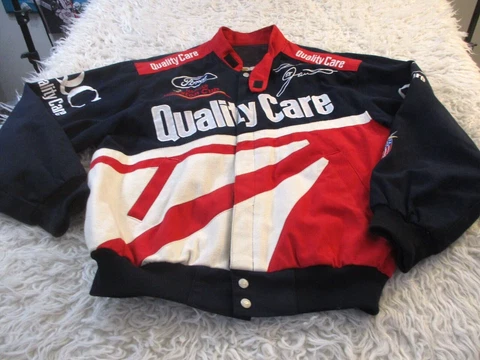 Jeff Hamilton Jacket Nascar Racing Dale Jarrett 88 Ford Quality Care Winston Cup Cover