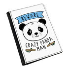 Beware Verrückte Panda Mann Passport Halter Hülle Überzug Etui - Lustig Tiere