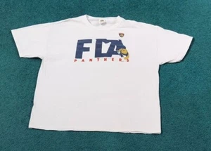 Vintage Florida Panthers Hockey T-Shirt Size XL White With Graphic and Logo - Picture 1 of 6