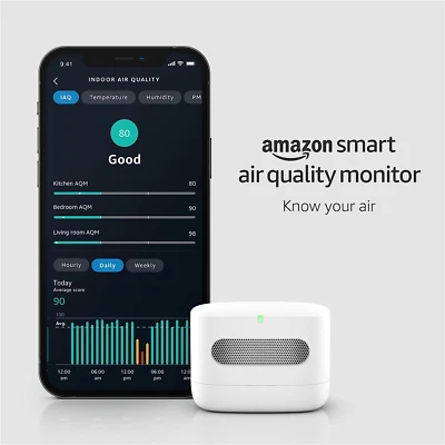 Smart Air Quality Monitor – Know Your Air, Works with - Image 1 of 4