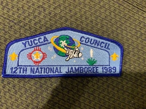 Mint 1989 JSP Yucca Council Texas Blue Border - Bild 1 von 1