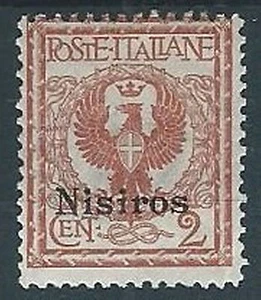 1912 EGEO NISIRO AQUILA 2 CENT MH * - W090 - Picture 1 of 1