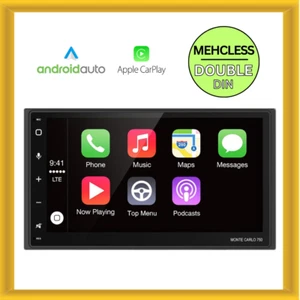 Blaupunkt 6.75″ Double DIN Touchscreen Receiver with Apple CarPlay Android Auto - Picture 1 of 1