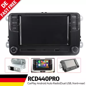 NONAME Autoradio RCD440 360 RCD330 Carplay Android Auto Rear USB Für VW GOLF CC - Bild 1 von 9