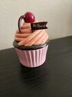 Ceramic Cupcake Trinket Box "So Sweet"