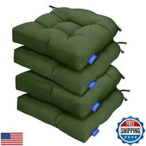 INFBLUE Outdoor Tufted Wicker Cushions Seat Cushions for Patio Furniture Set - Picture 1 of 5