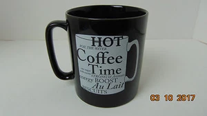 Large Old Pottery Company Collectible Hot Coffee Time Ceramic Coffee Cup / Mug - Picture 1 of 4