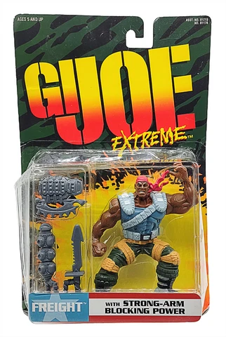 GI Joe Extreme Freight With Strong Arm Blocking Power Collectible Vintage Kenner Cover