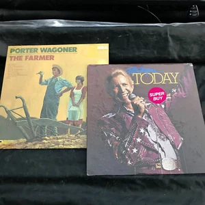 NEW 2 Sealed PORTER WAGONER Lp Records THE FARMER APL1-0346 TODAY Country Pop - Picture 1 of 10