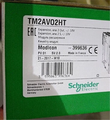 New Schneider/Modicon Plc Expansion Module TM2AVO2HT pb - Image 1 of 2
